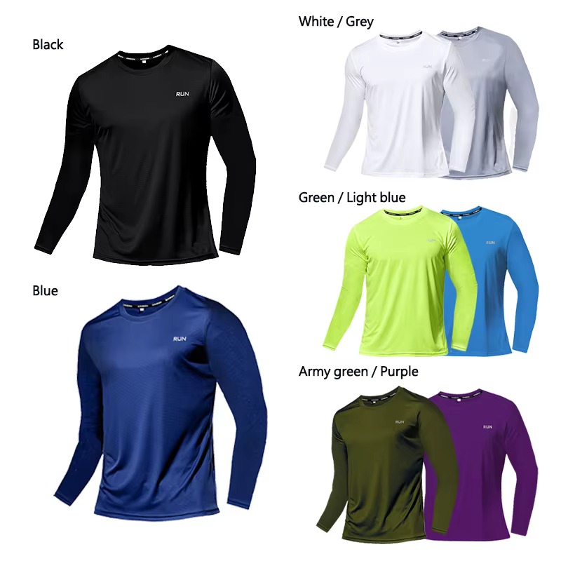 T-shirt de sport noir pour homme