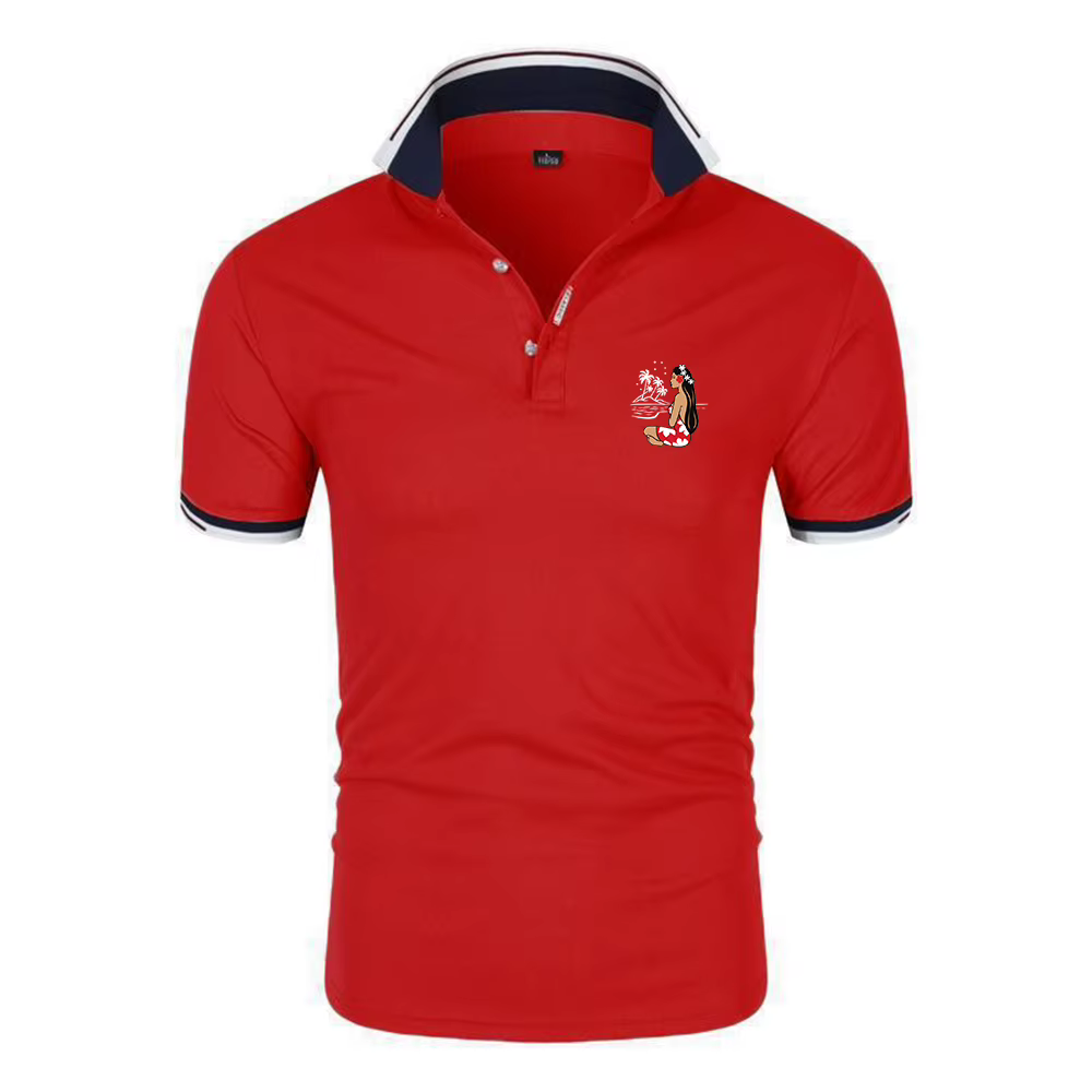 Hinano Tahiti Beer Summer Polo à manches courtes pour homme