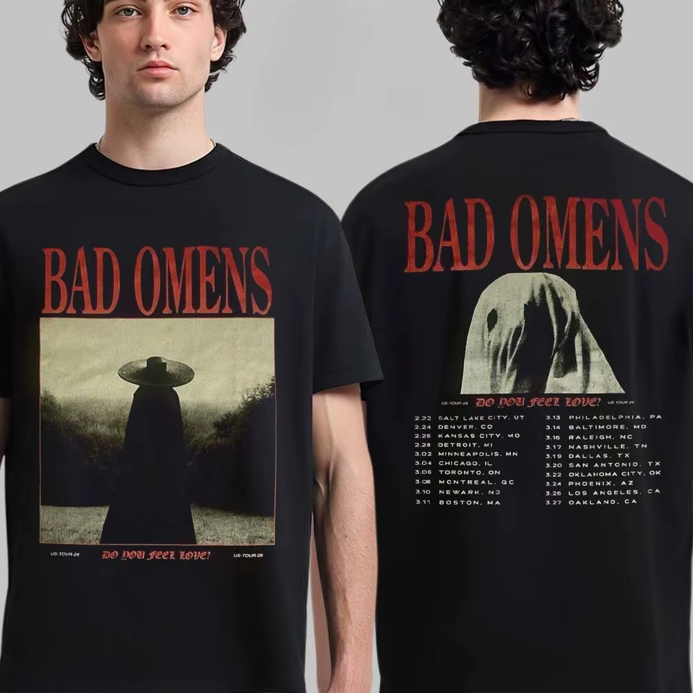 T-shirt unisexe en coton Hot Bad Omens