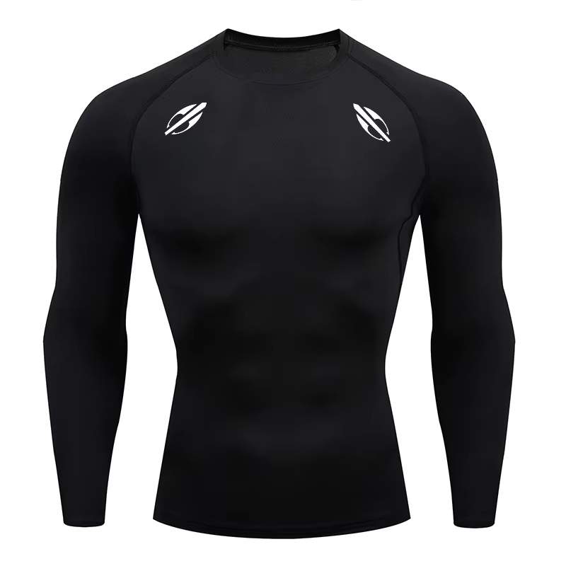 Chemises de compression solides pour hommes