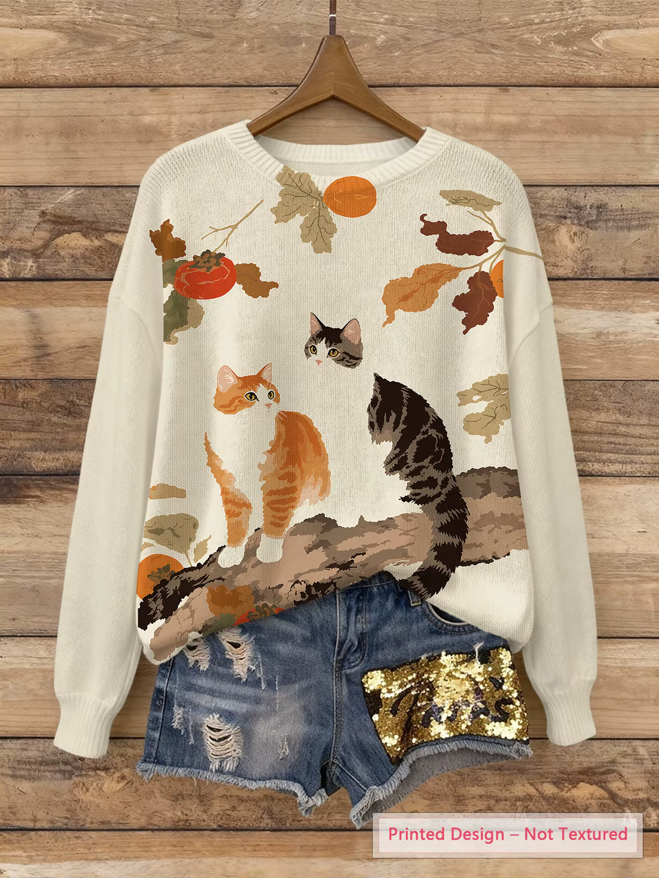 Pull à col rond pour l'automne et l'hiver