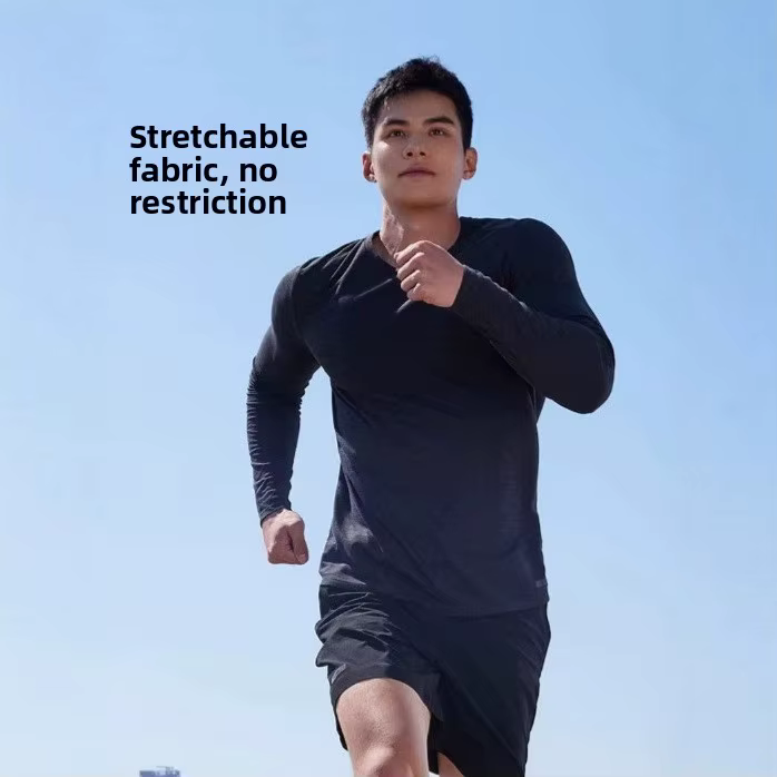 T-shirt épais à manches longues pour homme