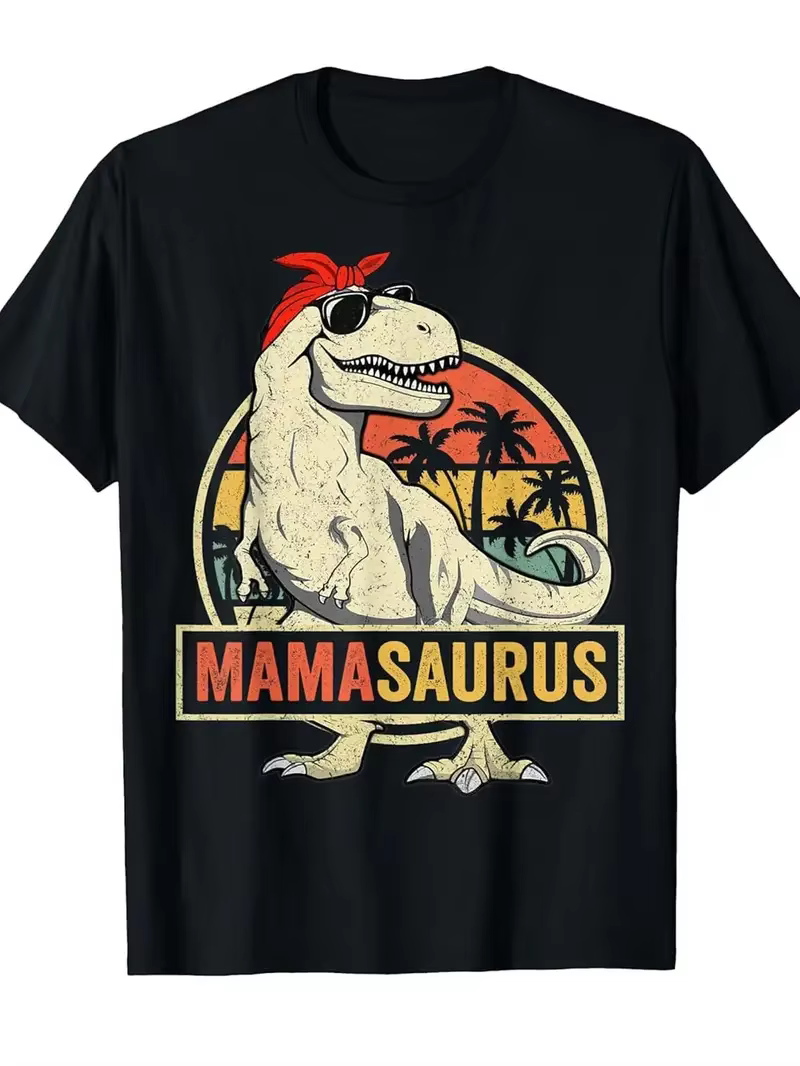 Drôle MamaSaurus T-Rex dinosaure maman T-Shirt rétro Vintage