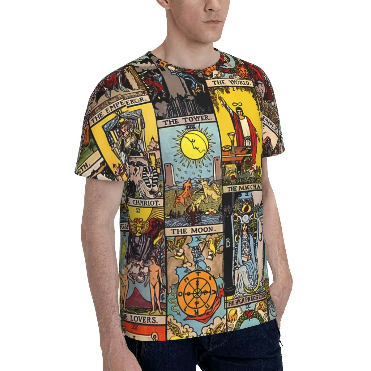 T-shirt manches courtes col rond homme