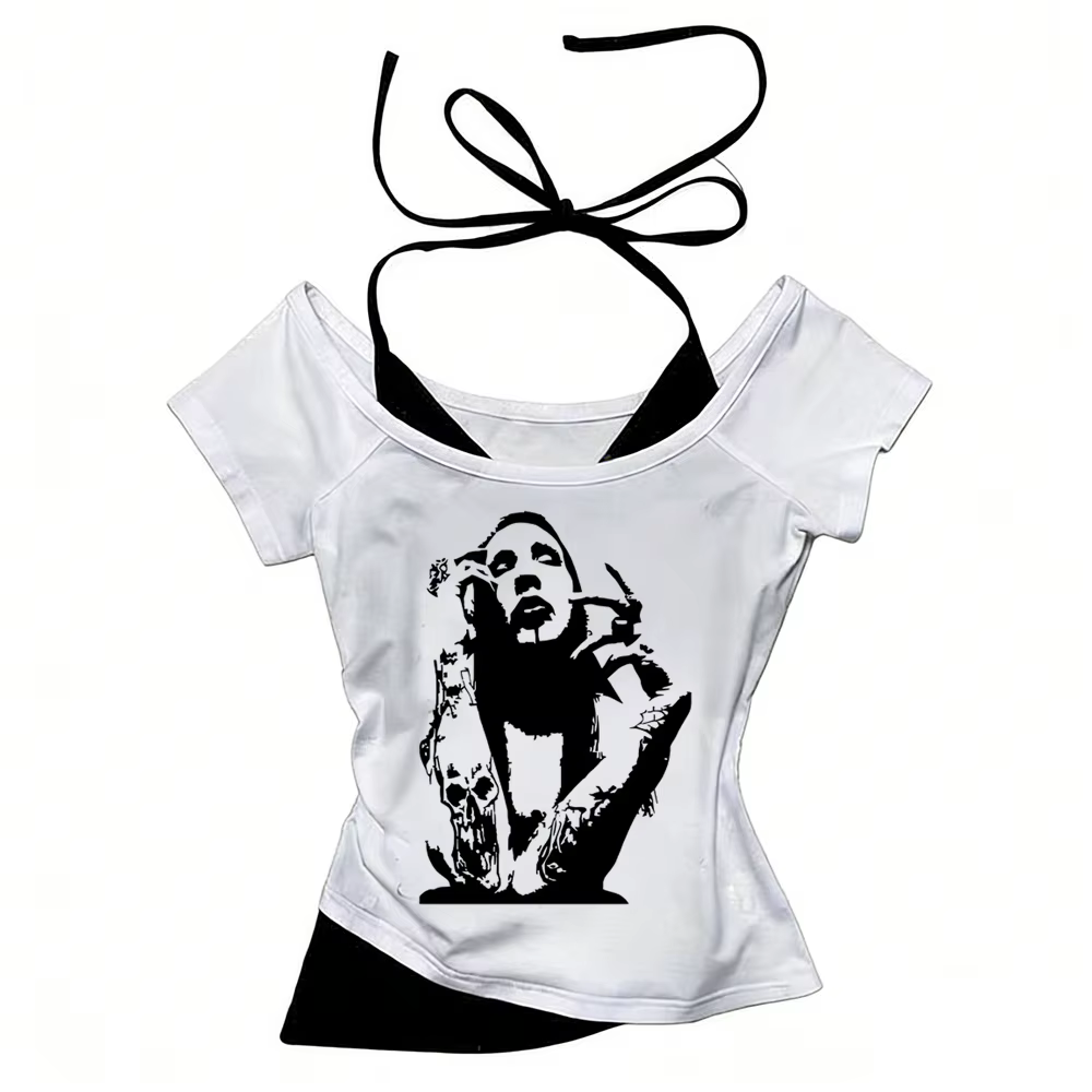 T-shirt Marilyn Manson pour femmes