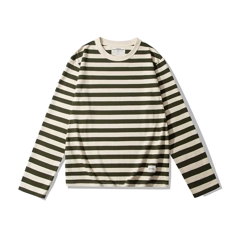 T-shirt rayé de marin vintage pour hommes