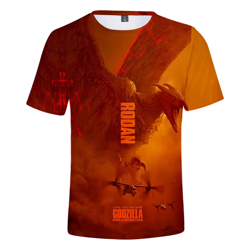 Godzilla Anime t-shirt roi des monstres enfants adulte Gojira été à manches courtes haut Sports de plein air loisirs vêtements cadeaux