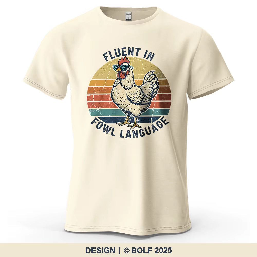 Cool poulet drôle imprimé hommes T-Shirt 100% coton surdimensionné Vintage graphique t-shirts pour haut pour femme