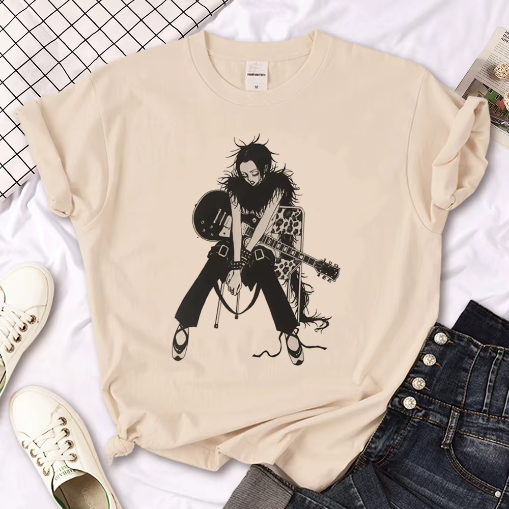 T-shirt Nana pour femmes, vêtement humoristique de styliste japonais
