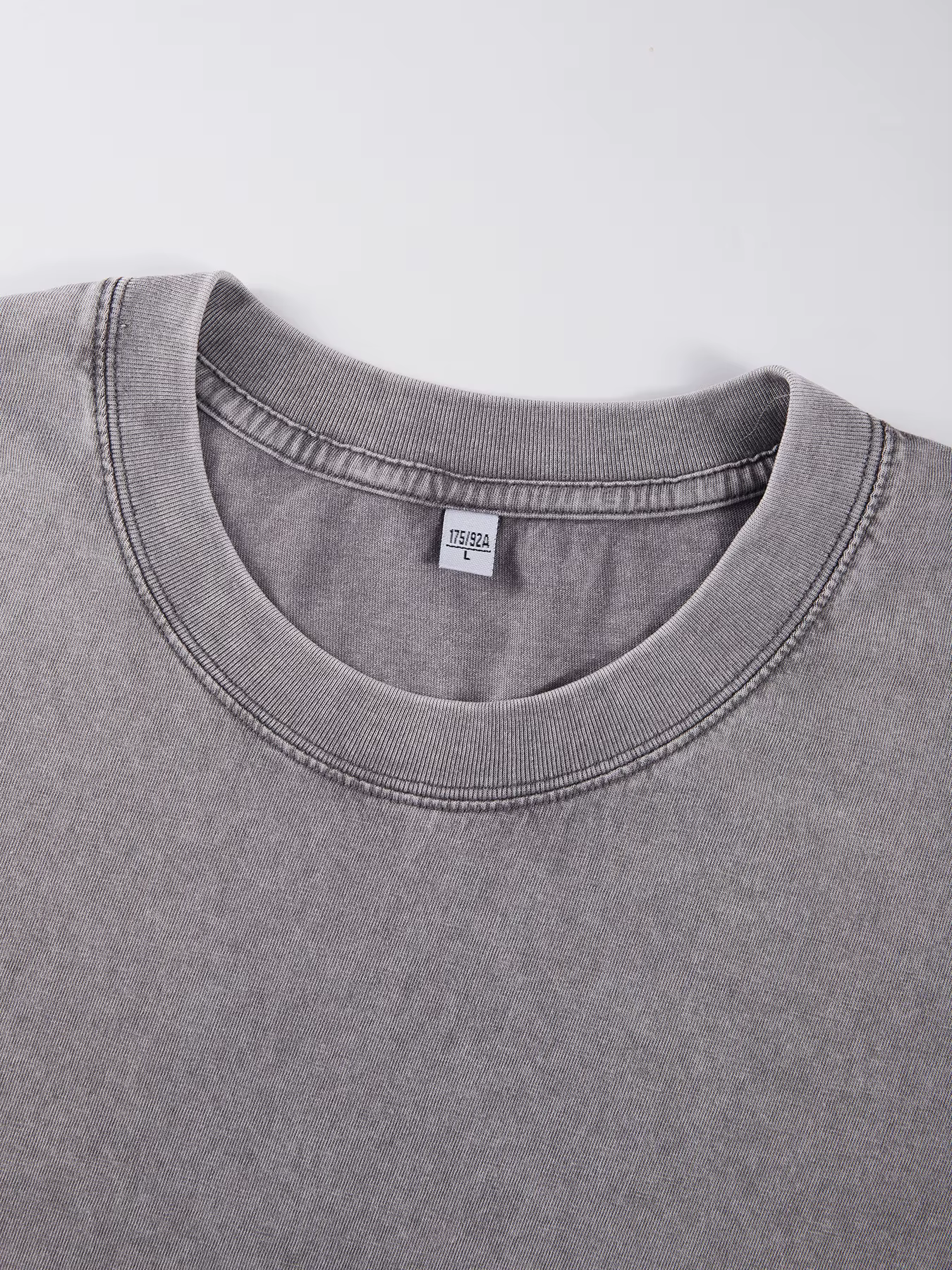 T-Shirts délavés à motif de plante pour hommes