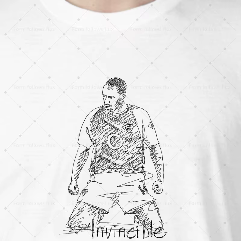 T-shirt à capuche pour homme 2026 Thierry Henry - Arsenal