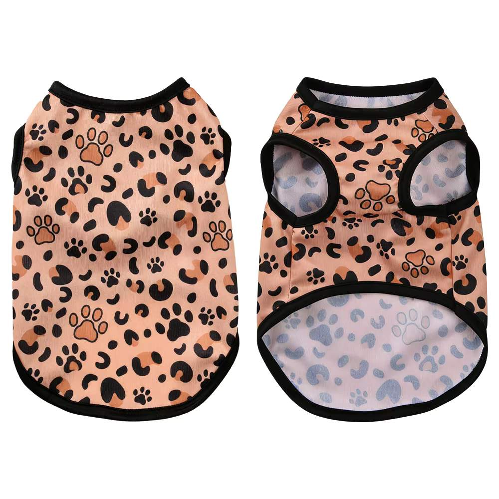 Vêtements pour chat à imprimé léopard