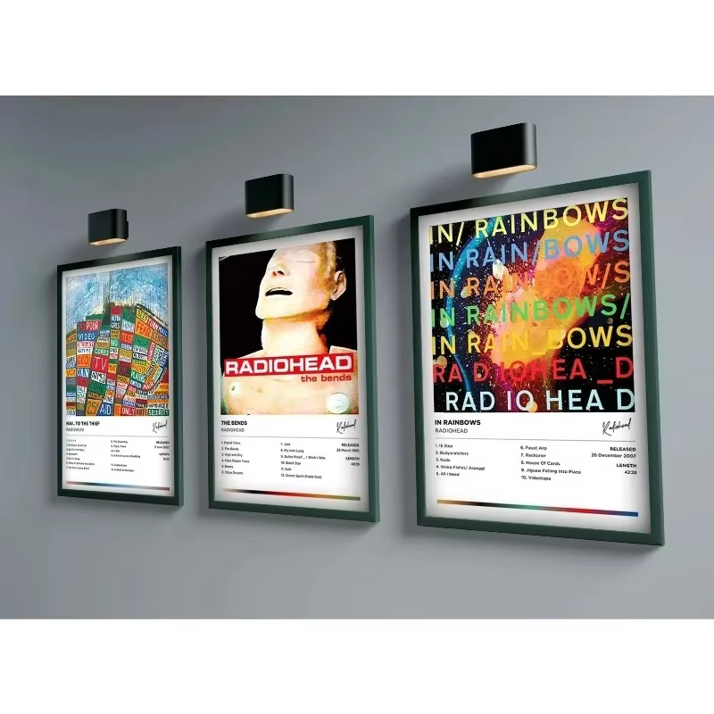 Affiches de groupe de chanteur Radiohead