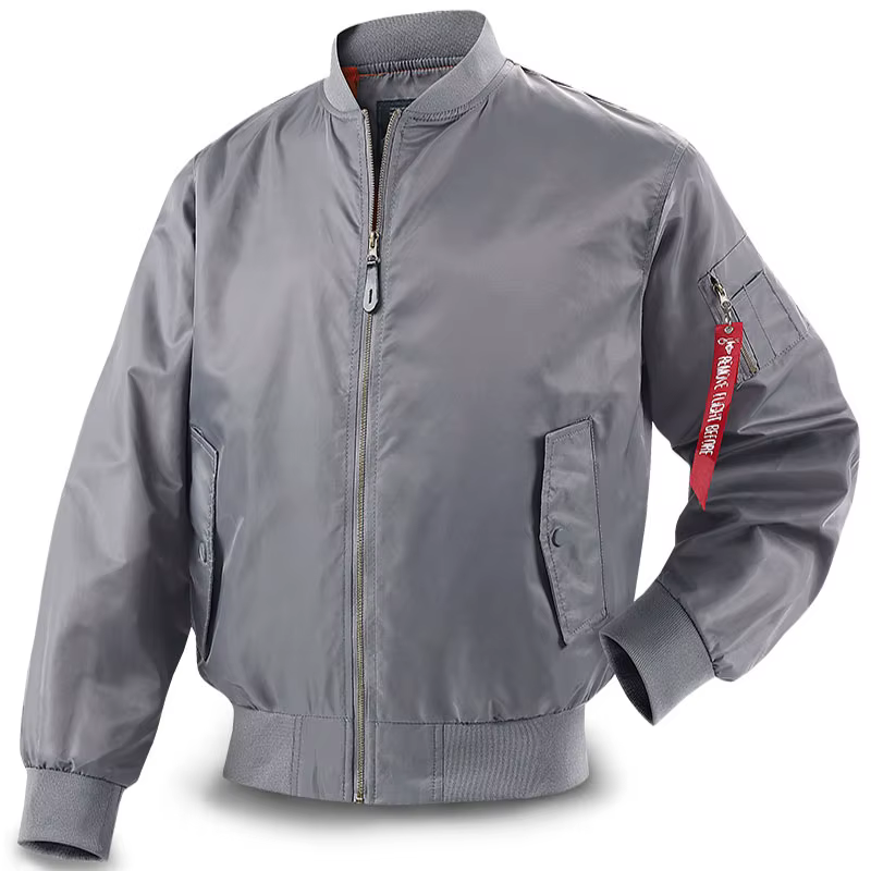 Veste pour hommes, nouvelle collection printemps-automne, veste de couleur unie, veste de pilote, manteau décontracté, manteaux d'affaires pour hommes, taille S-3XL