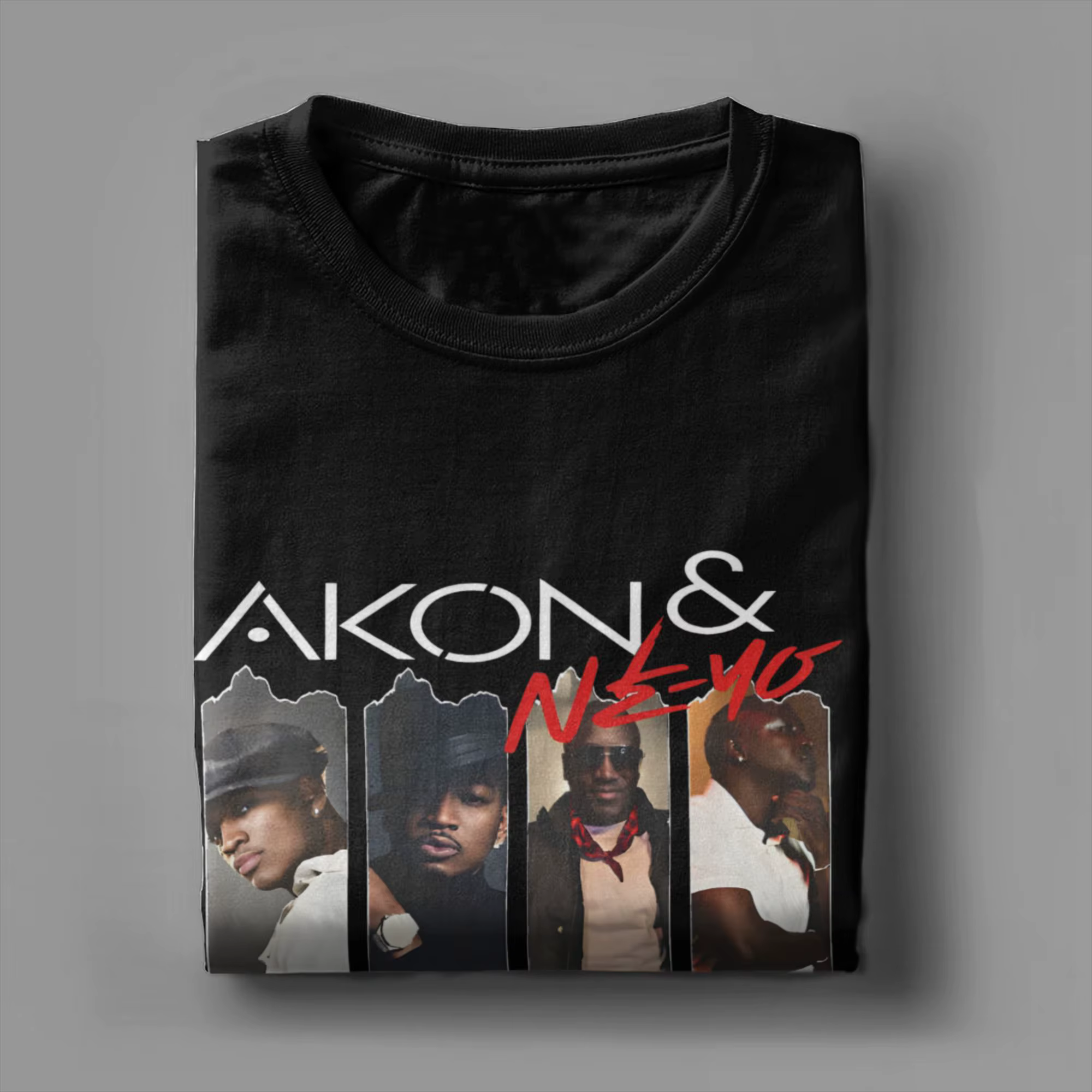 Akon T-Shirt pour hommes Nights Like This Tour 2026, t-shirts créatifs en coton, col rond, manches courtes, vêtements graphiques
