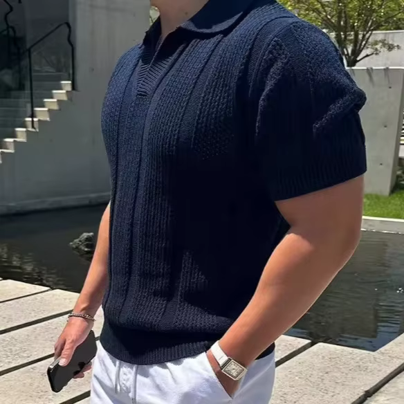 Polo pour homme, manches courtes