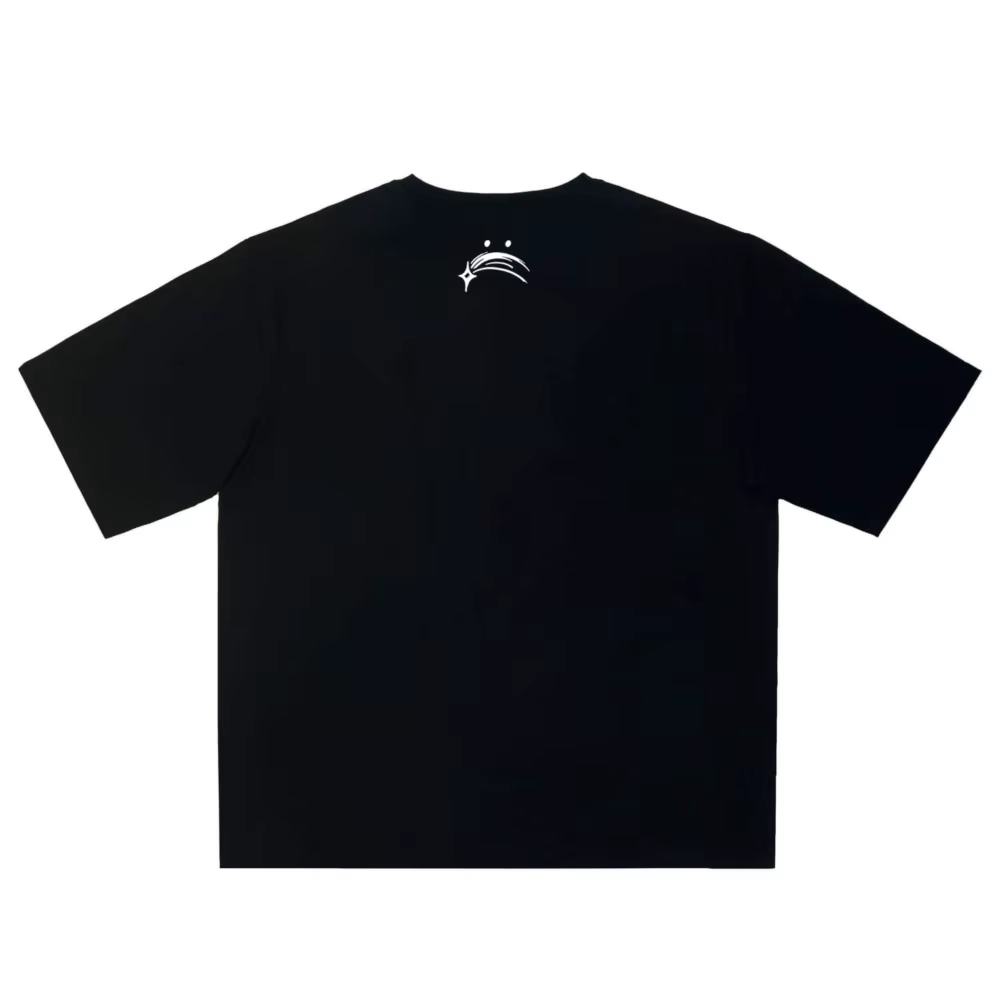 T-Shirt Punk à Imprimé Lyrique pour Homme