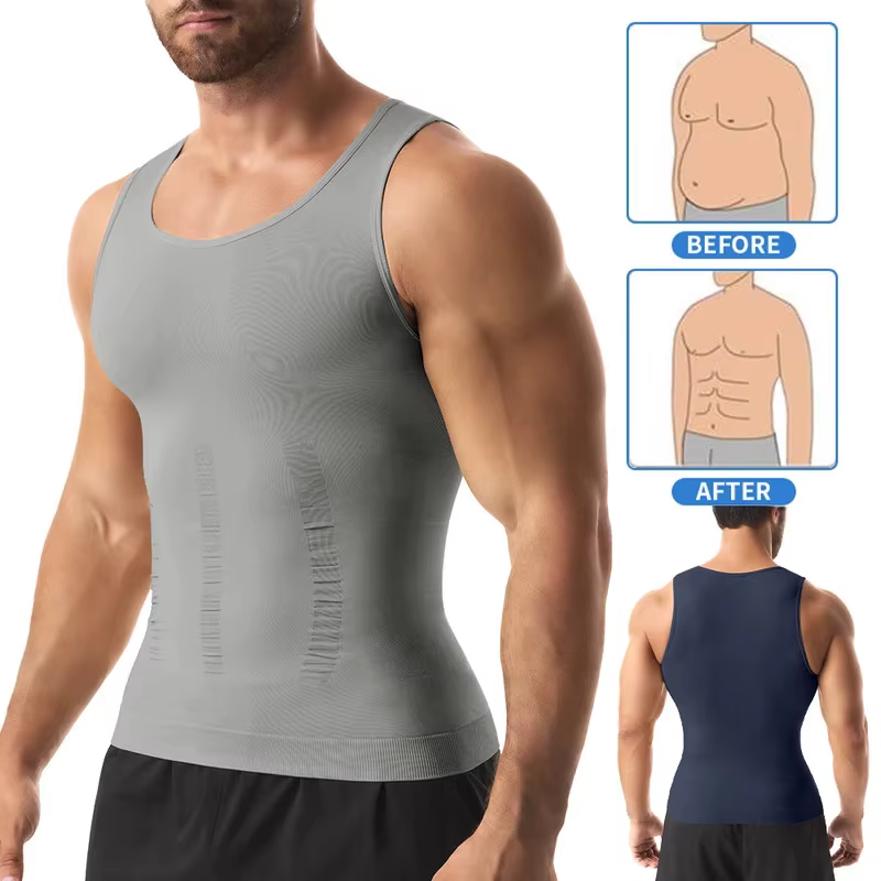 Chemise de compression pour homme pour sculpter le corps
