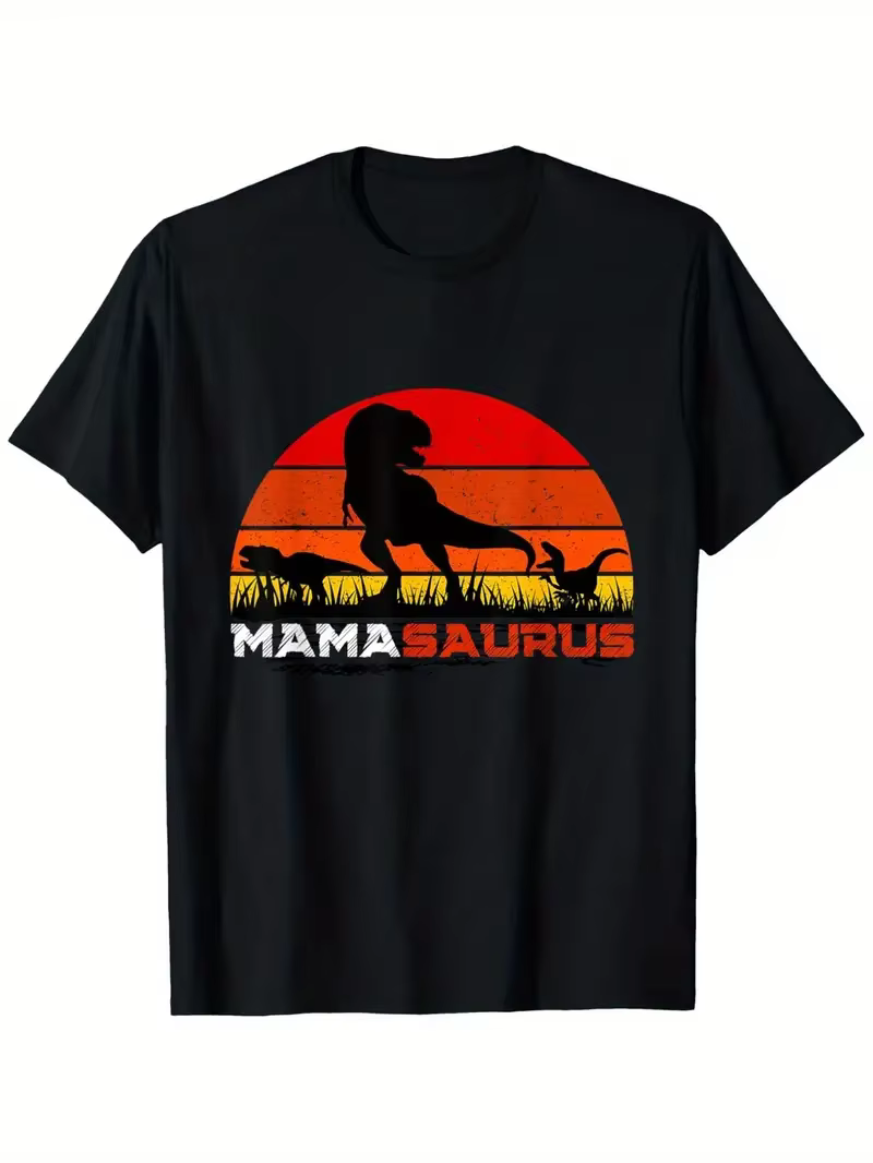 Drôle MamaSaurus T-Rex dinosaure maman T-Shirt rétro Vintage