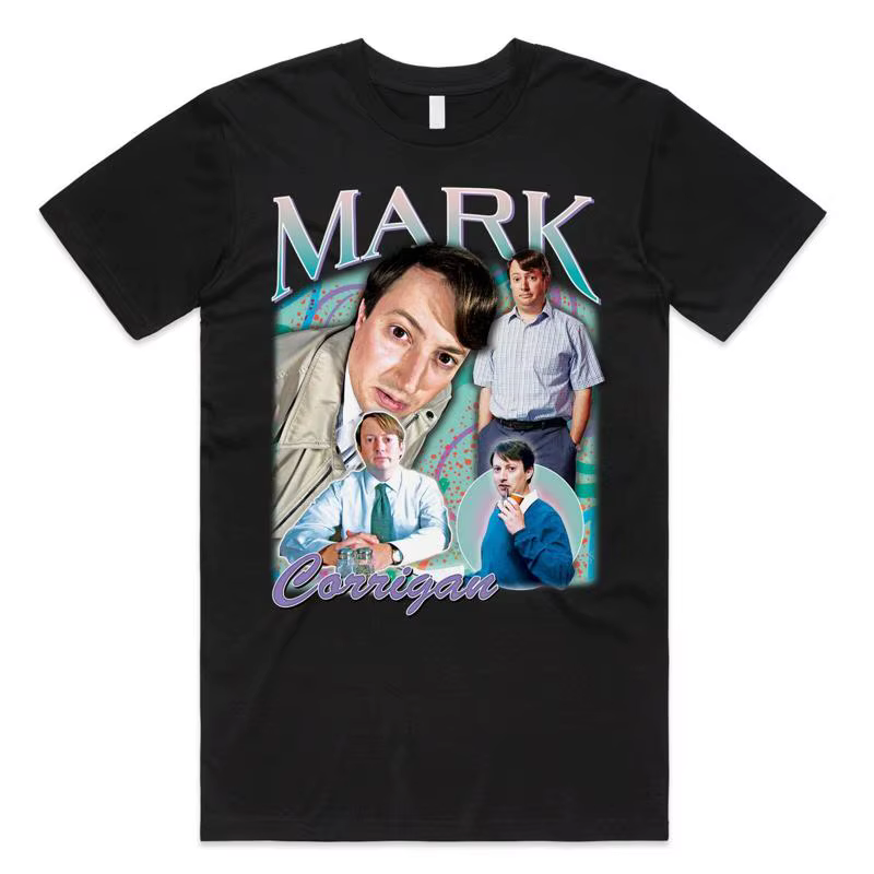 Mark Corrigan hommage t petit haut drôle émission de télévision britannique Super main hommes