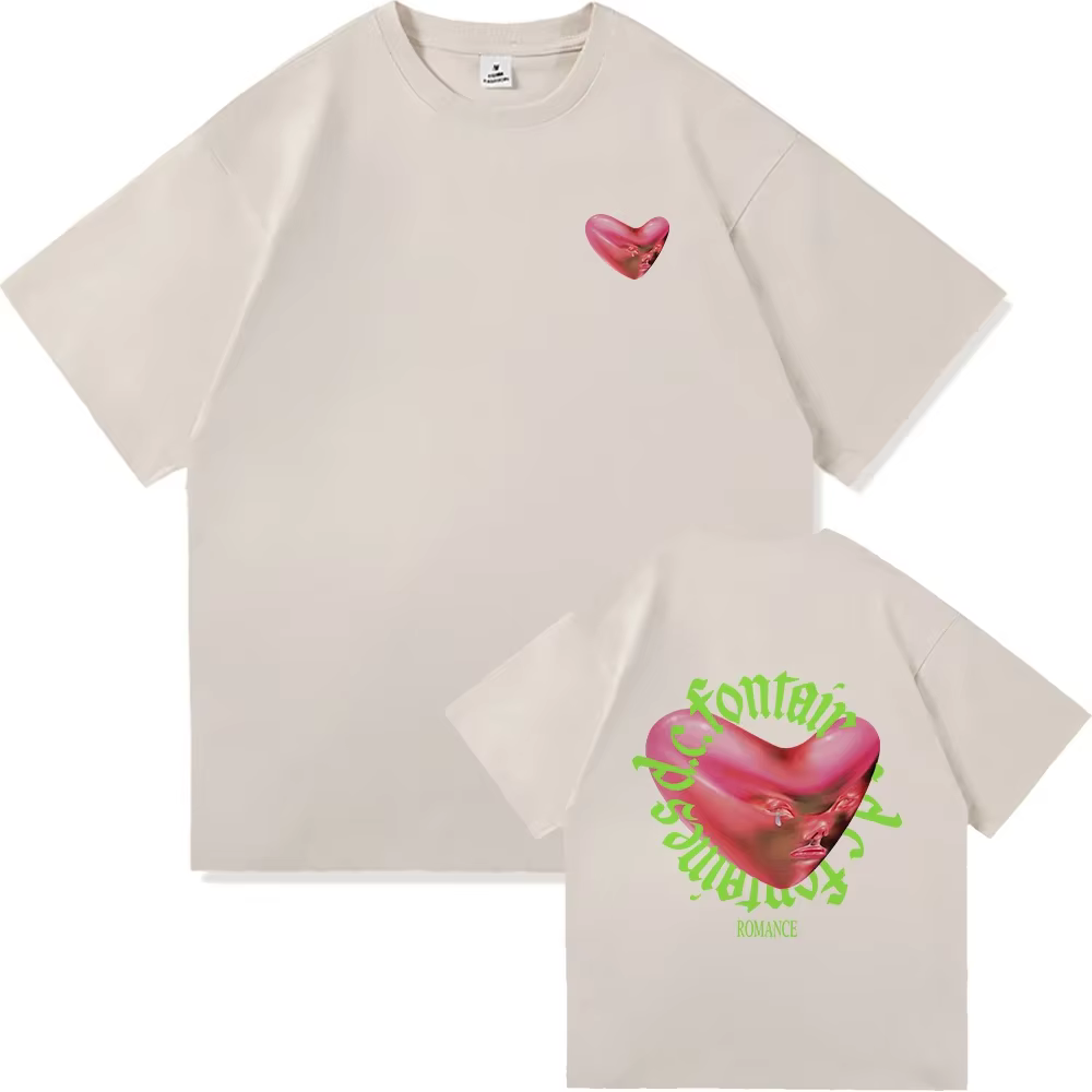 T-shirt unisexe 2025 Fontaines D C Romance pour homme et femme