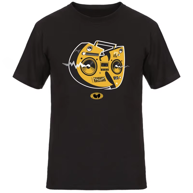T-Shirt classique jaune du groupe de rap légendaire Wu Tang Band