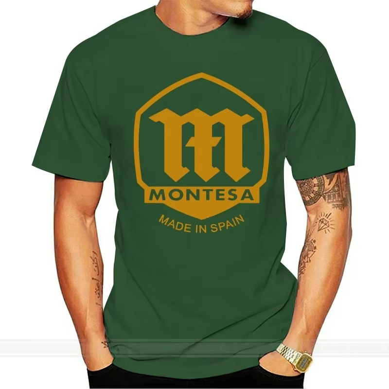 Montesa Espana moto T-Shirt haute qualité coton