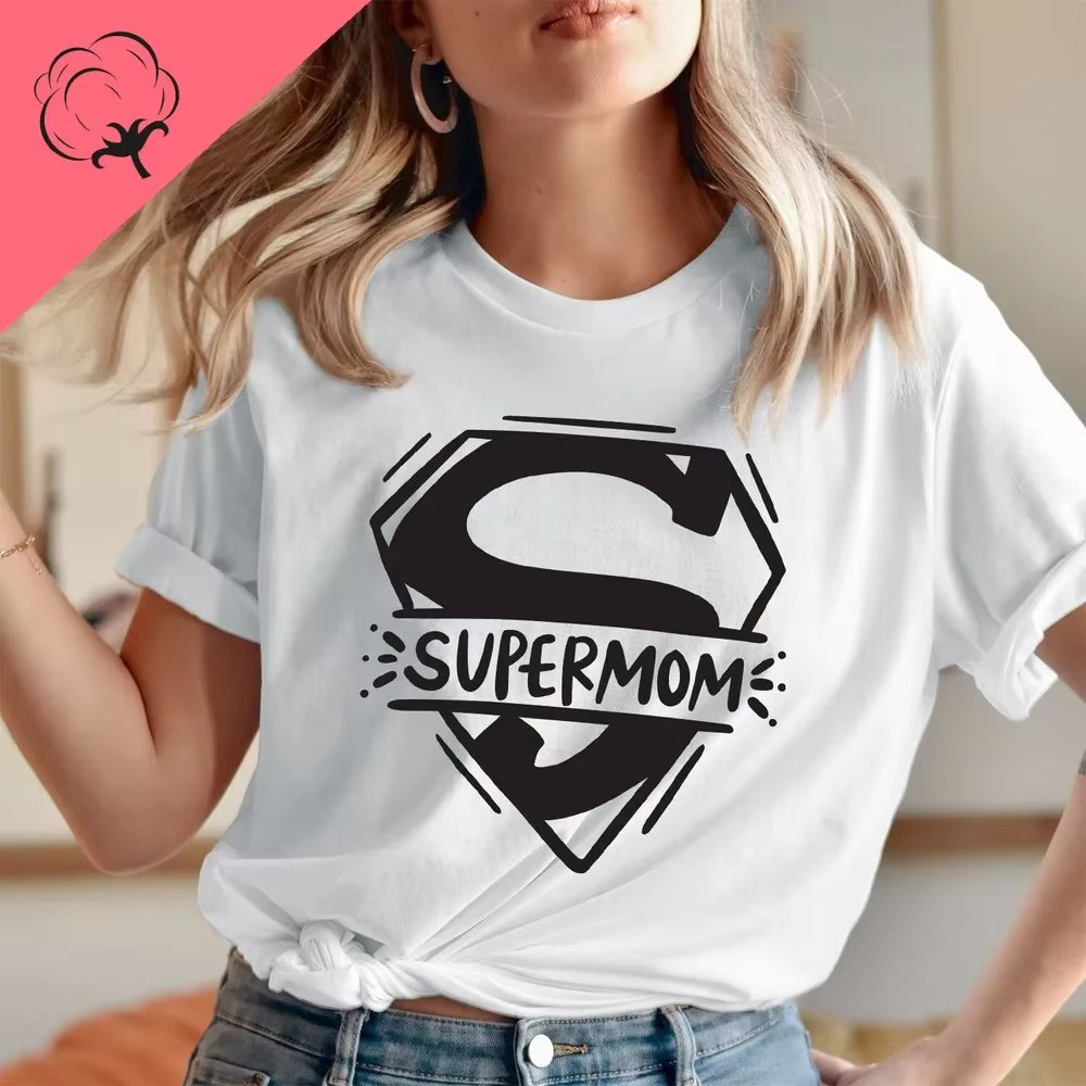 T-shirt Fête des Mères Super Maman Super-héroïne