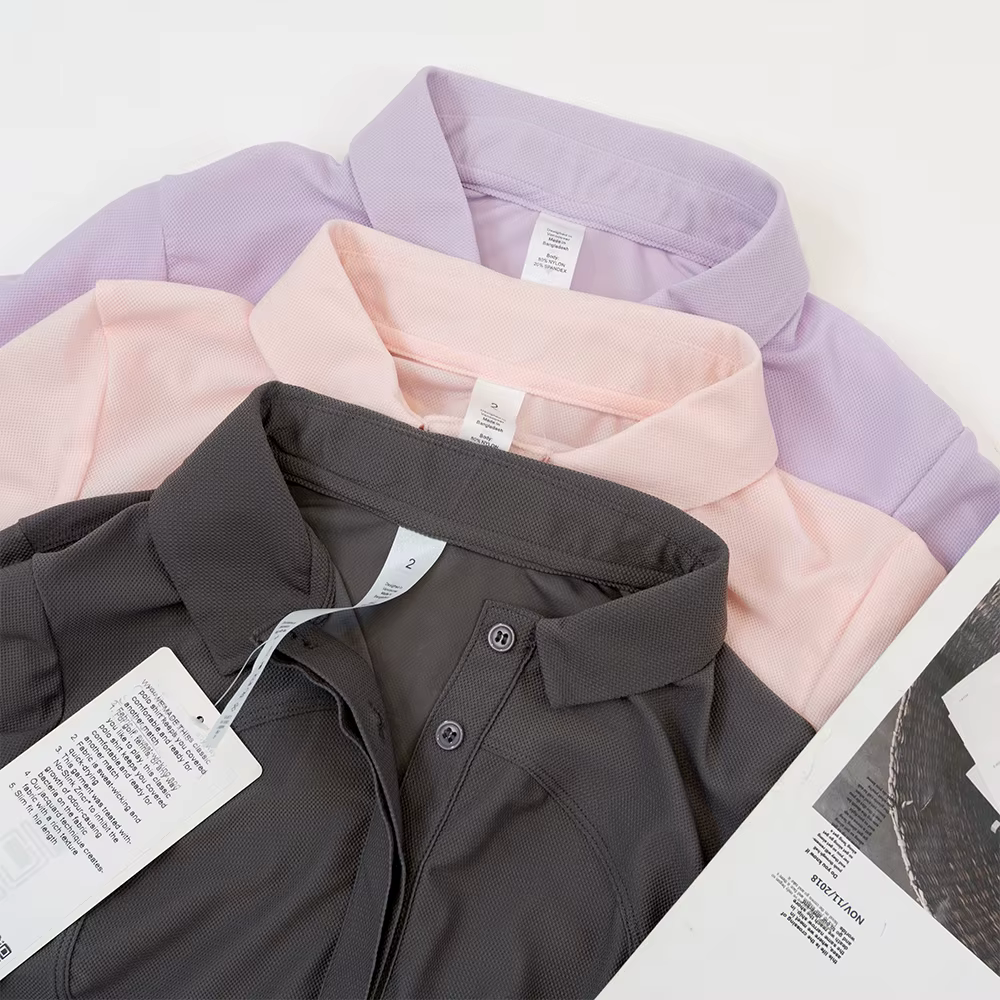 Polo à manches courtes pour femme