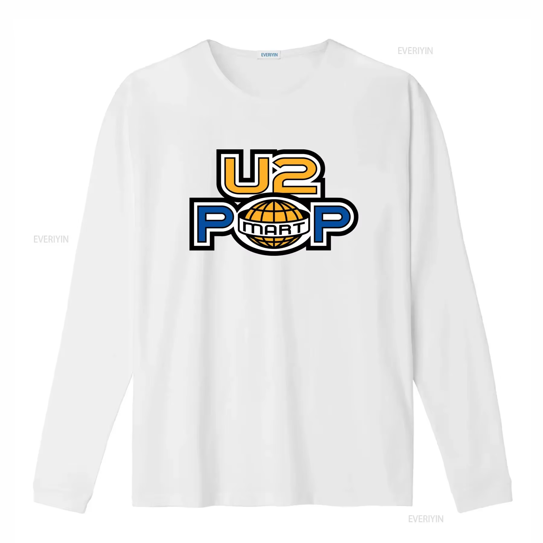T-shirt de concert de la groupe de pop rock U2 2016 pour hommes et femmes