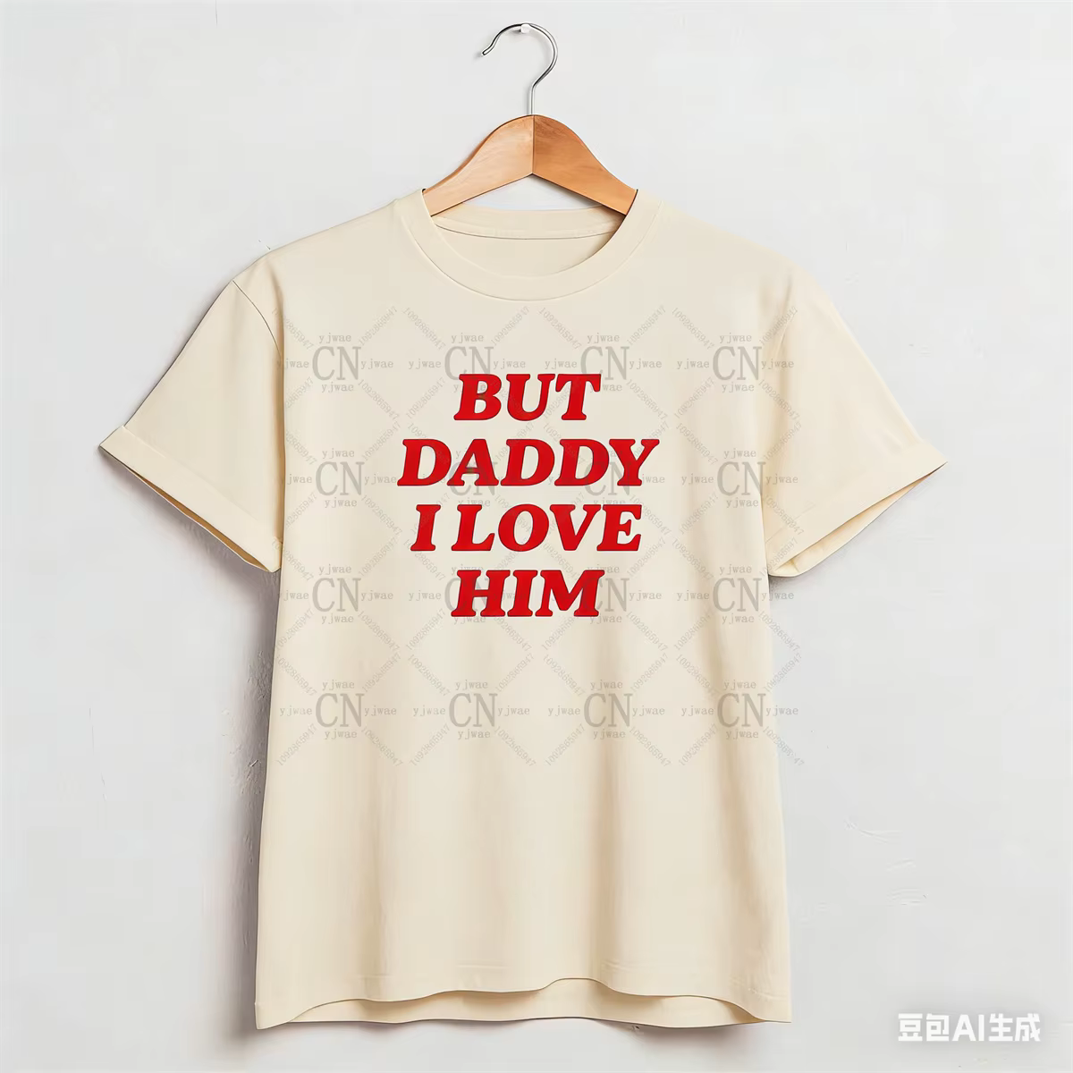 T-shirt décontracté Harry's avec imprimé graphique 'But Daddy I Love Him'