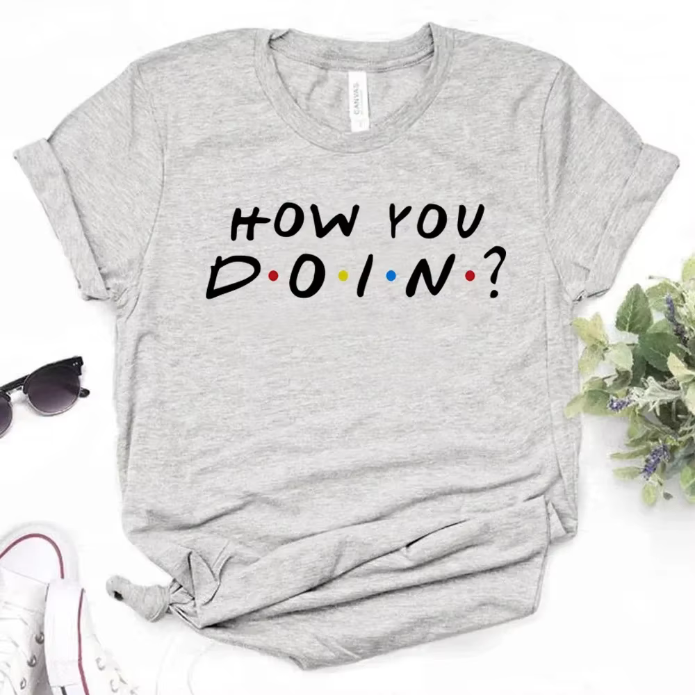 T-shirts fille Designer Streetwear vêtements japonais amis Chandler