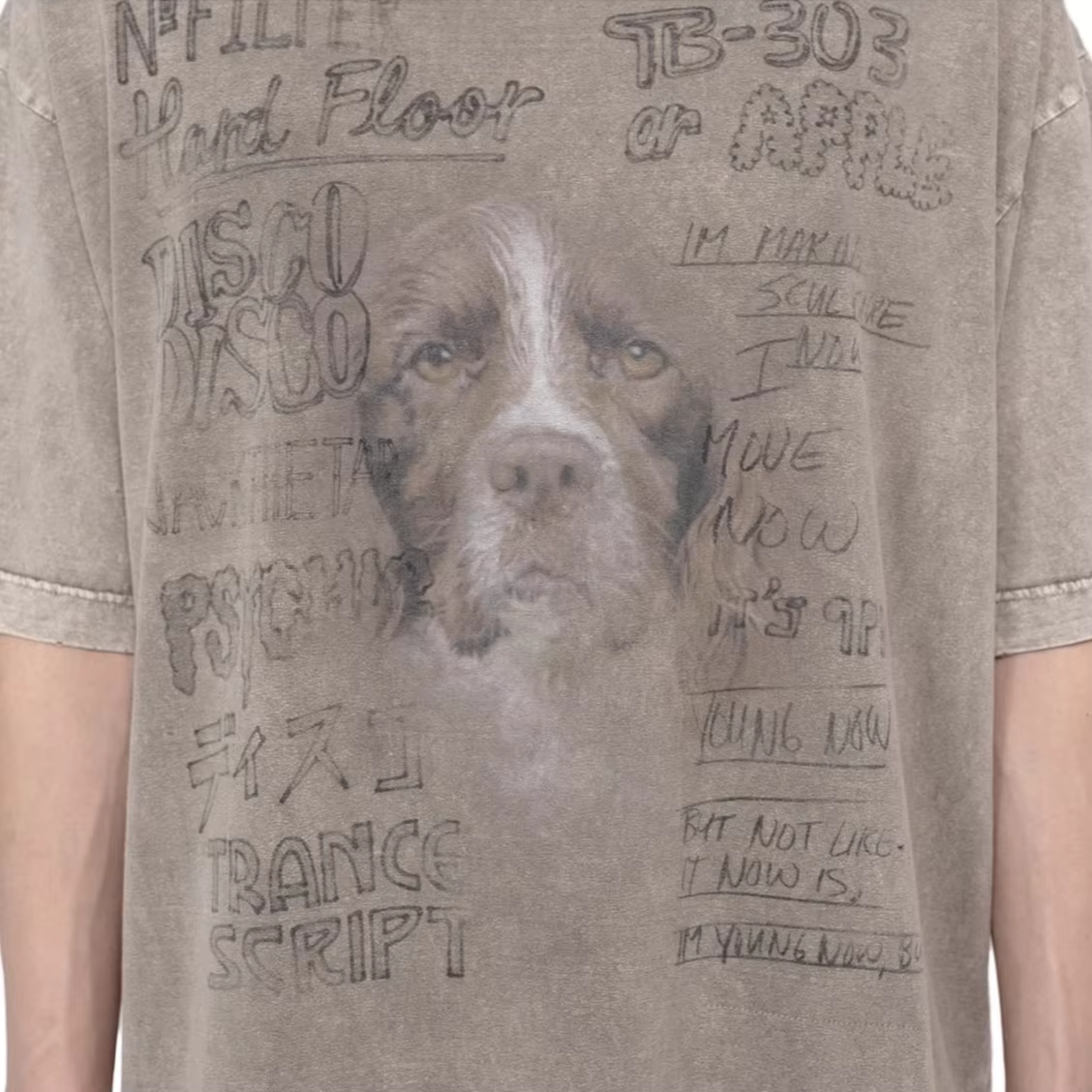 T-shirt à manches courtes pour hommes, col rond dégradé délavé, rétro, décontracté, ample, pour hommes