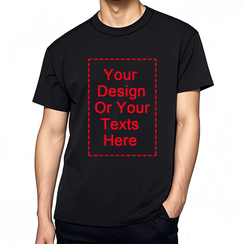 T-shirts homme sur mesure coton été votre conception ici