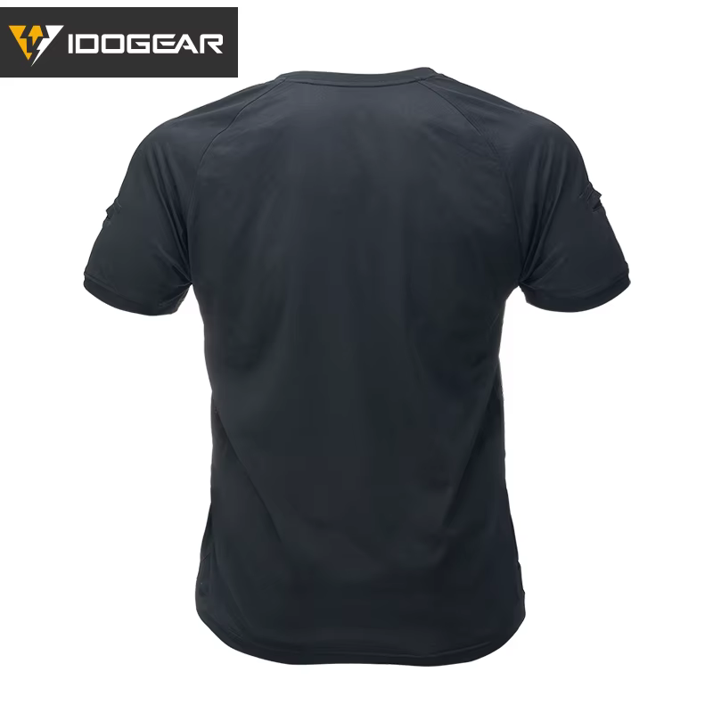 T-shirt tactique d'été IDOGEAR respirant à col rond