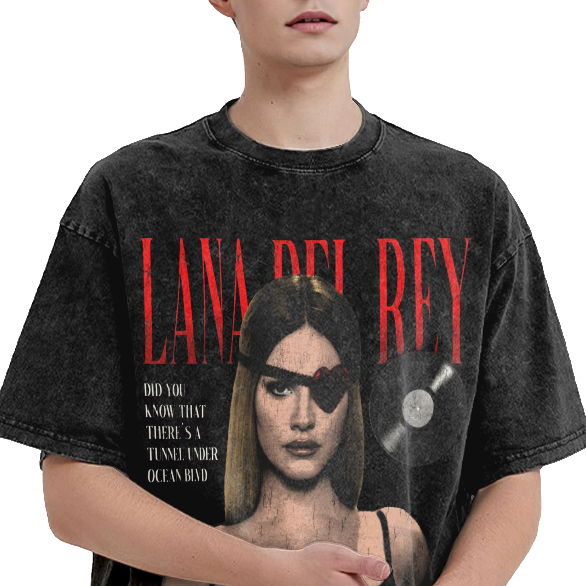 T-shirt unisexe Lana Del Rey délavé