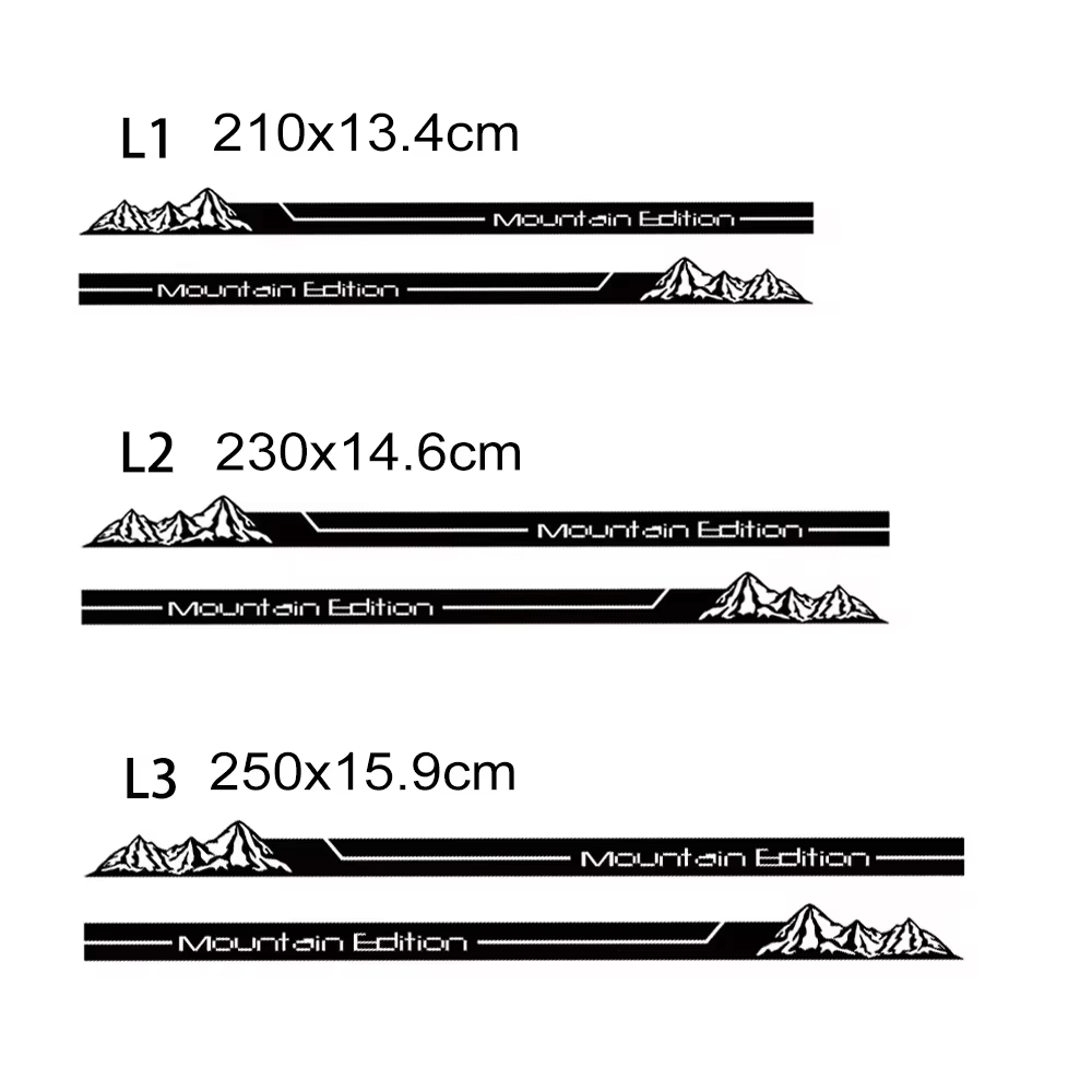 Autocollants édition montagne pour voiture, pour Mercedes Benz Vito classe Viano W638 W639 W447 Marco Polo EQV, accessoires de réglage en vinyle