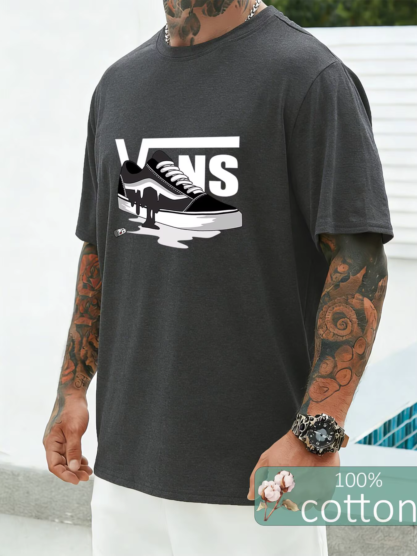 T-shirts en coton pour hommes – Nouveauté 2026 – Luxe