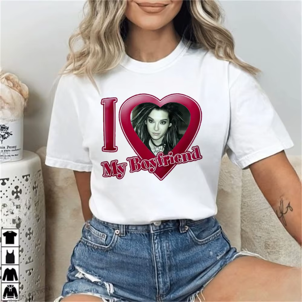 Tokio Hotel t-shirt adolescent graphique classique respirant coloré université psychédélique t-shirt classique streetwear Grunge confortable