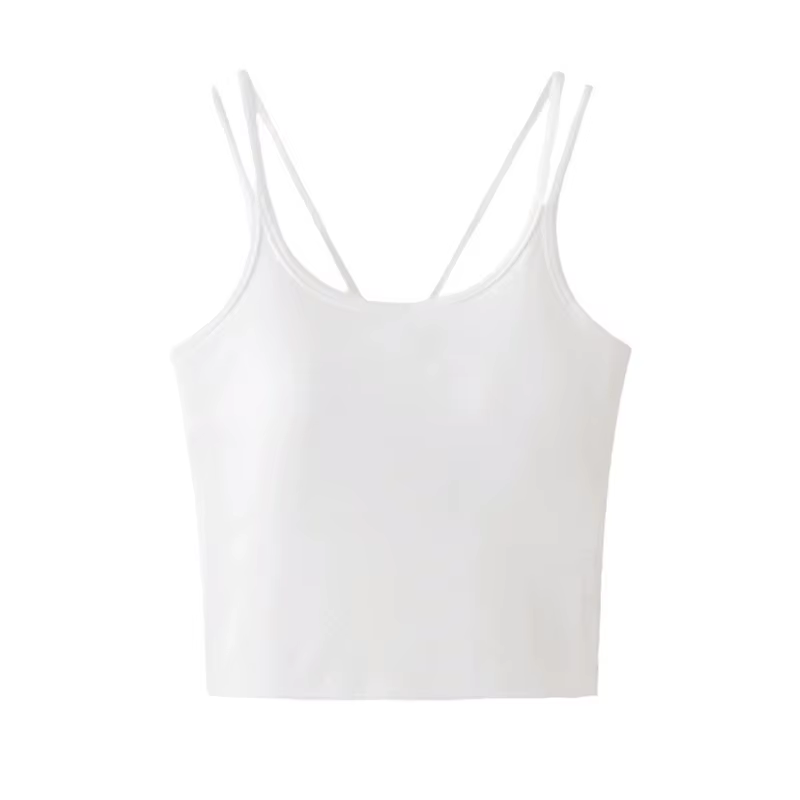 Crop Top Femme Sexy Sans Manches
