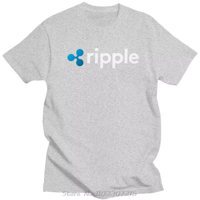 Ripple XRP Logo t-shirts hommes coton doux T-shirt hauts Bitcoin Crypto crypto-monnaie