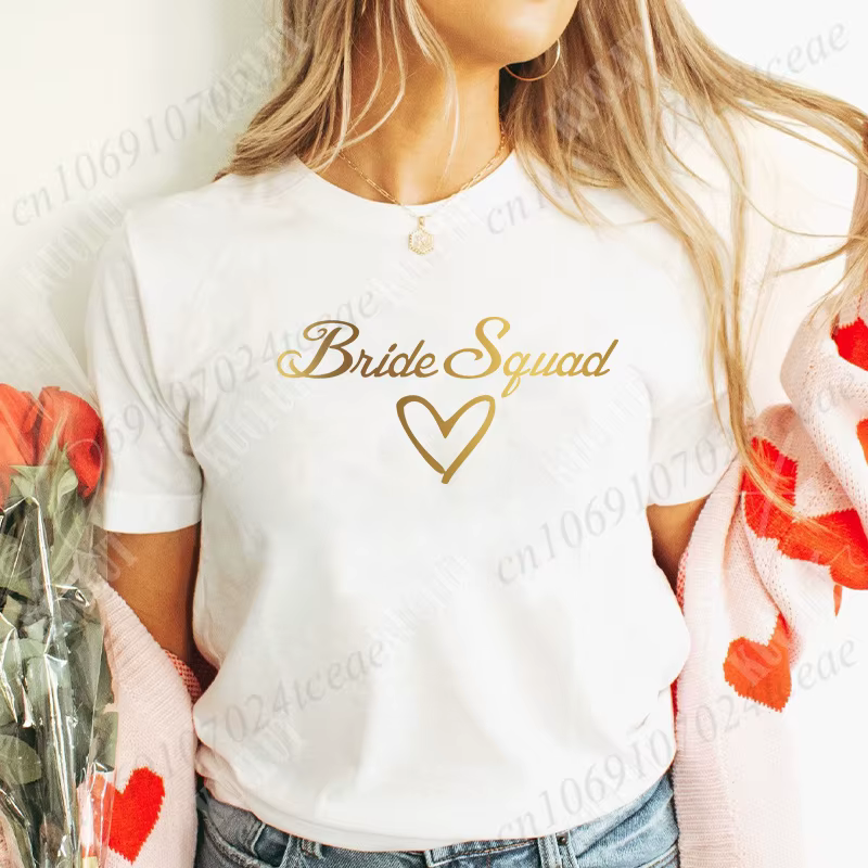 T-shirt de fête prénuptiale pour femmes