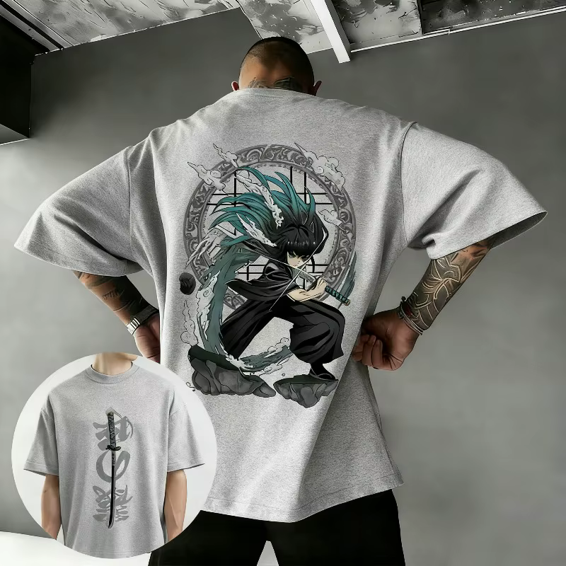 T-shirt imprimé Demon Slayer Anime