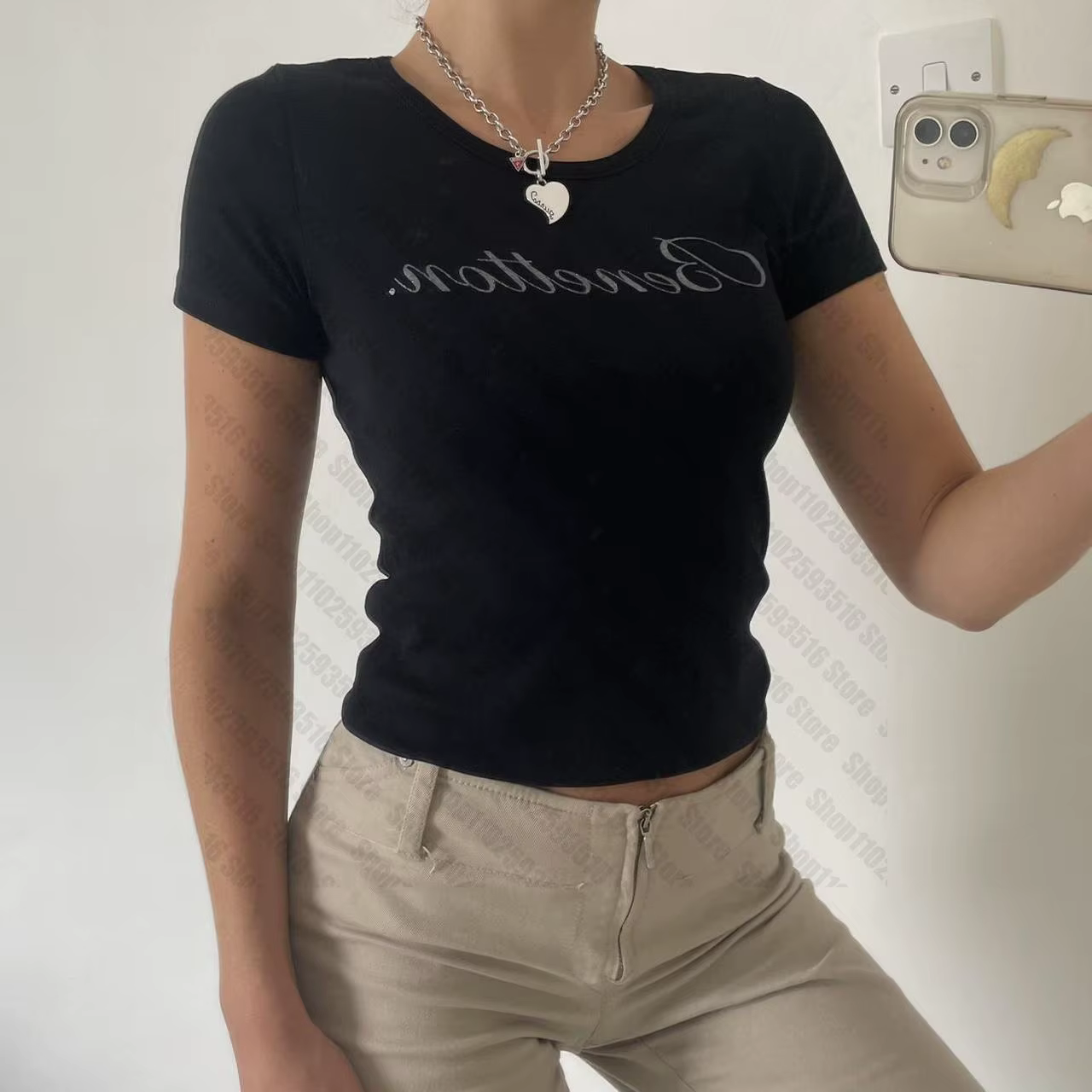 T-shirt graphique Star Girl pour femmes
