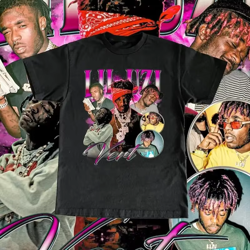 T-shirt vintage Lil Uzi VerT Money Longer Eternal Atake Cu