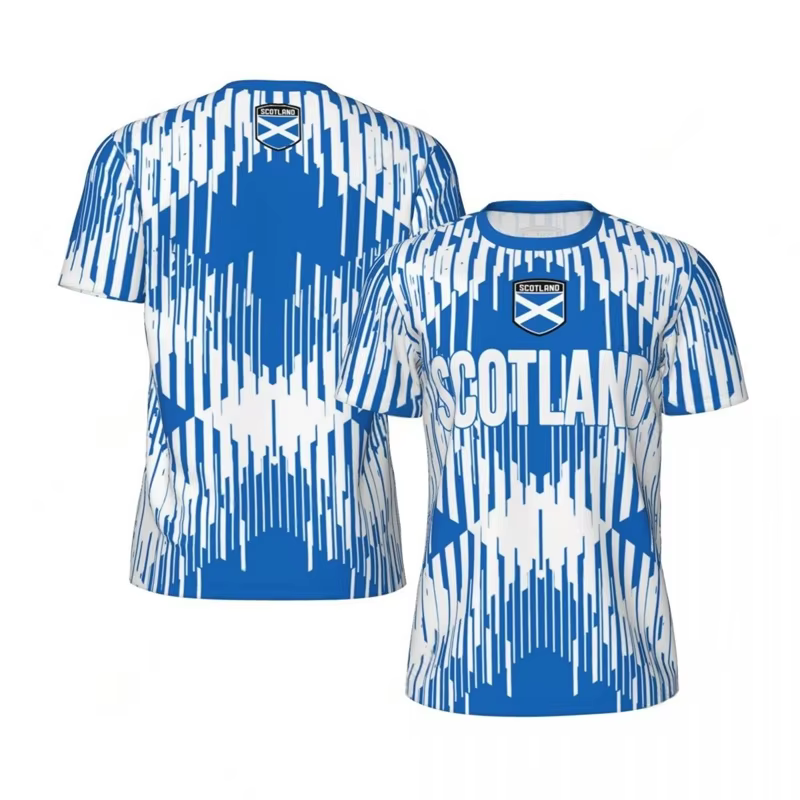 T-shirt de football imprimé en 3D pour hommes