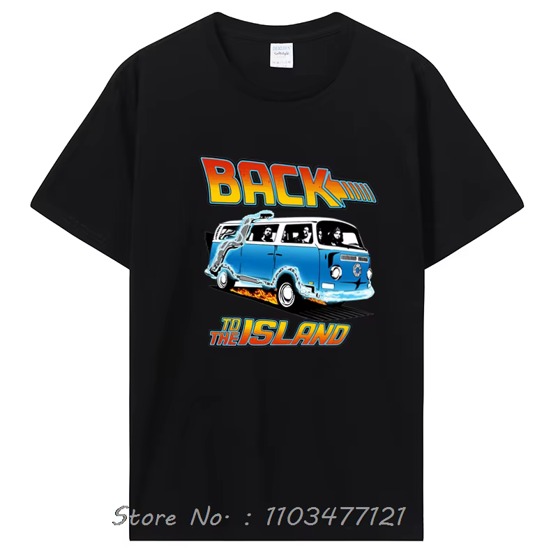 Retour vers l'île Spoof T-Shirt classique vêtements pour hommes