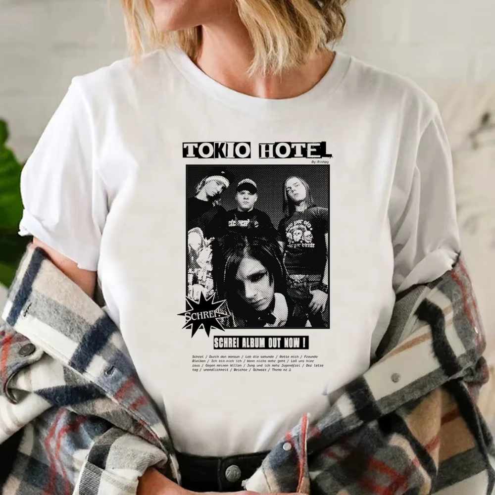 Tokio-T-shirt manga japonais pour femmes, vêtements de styliste, harajuku