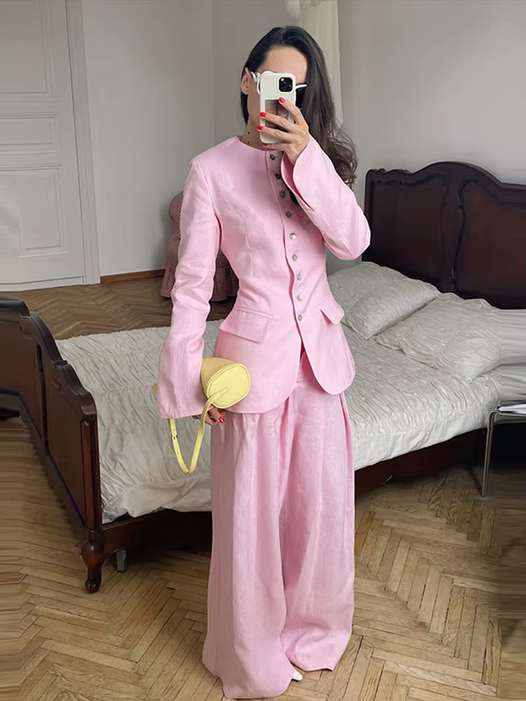Robe Mini Rayée Style Chemise Col Revers Ample Manches Longues Printemps 2026 Élégante Sexy Tendance Décontractée pour Femme de Bureau