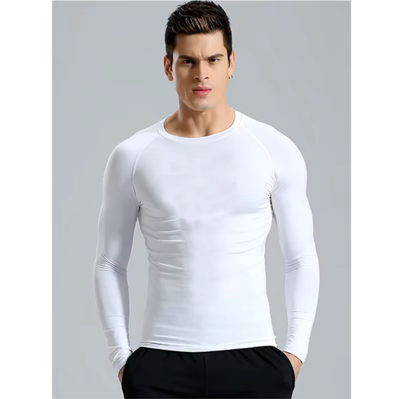T-shirt de sport de compression respirant pour homme, coupe sèche, haute qualité, rashguard, jogging, course à pied, MMA, fitness, gym, Wagguard